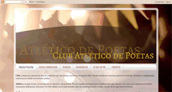 Desktop Screenshot of clubatleticodepoetas.blogspot.com