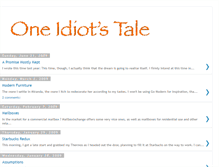 Tablet Screenshot of oneidiotstale.blogspot.com