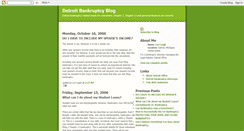 Desktop Screenshot of detroit-bankruptcy-law.blogspot.com