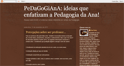 Desktop Screenshot of pedagogiana.blogspot.com