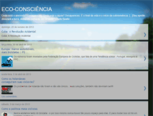 Tablet Screenshot of ecoblogconsciencia.blogspot.com