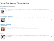 Tablet Screenshot of comingofageflims.blogspot.com