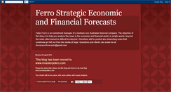 Desktop Screenshot of ferromacroforecasts.blogspot.com