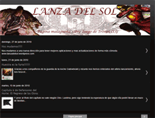 Tablet Screenshot of lanzadelsol.blogspot.com