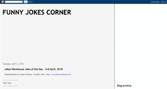 Desktop Screenshot of funnyjokescorner.blogspot.com