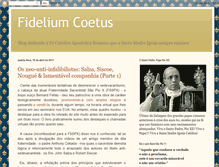 Tablet Screenshot of fideliumcoetus.blogspot.com