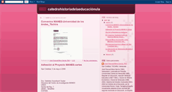 Desktop Screenshot of catedrahistoriadelaeducacionula.blogspot.com