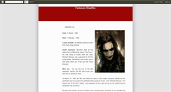 Desktop Screenshot of famous-deaths.blogspot.com