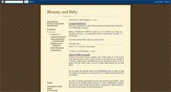 Desktop Screenshot of mommy-and-baby.blogspot.com