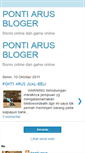 Mobile Screenshot of ponti-arus.blogspot.com