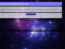 Tablet Screenshot of lovelifebetrayalrecovery.blogspot.com