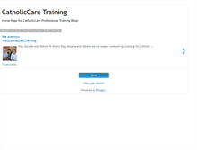 Tablet Screenshot of catholiccaretraininghome.blogspot.com