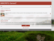 Tablet Screenshot of mmorpggamerz.blogspot.com