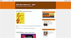 Desktop Screenshot of deutsch-online.blogspot.com