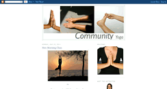 Desktop Screenshot of communityyogi.blogspot.com