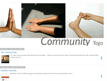 Tablet Screenshot of communityyogi.blogspot.com