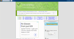 Desktop Screenshot of linksdasemana.blogspot.com