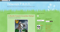 Desktop Screenshot of delacoursprod.blogspot.com