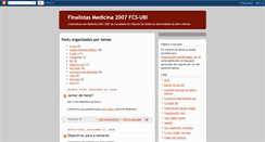 Desktop Screenshot of finalistas2007.blogspot.com