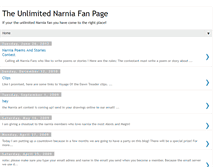 Tablet Screenshot of narniafunfan.blogspot.com