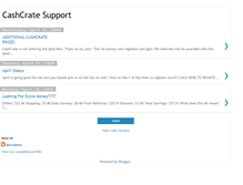 Tablet Screenshot of cashcratesupport123.blogspot.com