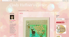 Desktop Screenshot of cindyhaffnerscorner.blogspot.com