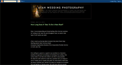 Desktop Screenshot of myutahweddingphotography.blogspot.com