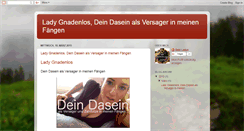 Desktop Screenshot of lady-gnadenlos-dein-dasein.blogspot.com