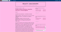 Desktop Screenshot of beautysmackdown.blogspot.com