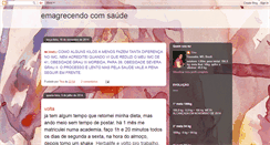 Desktop Screenshot of emagrecendocomsaude-tina.blogspot.com