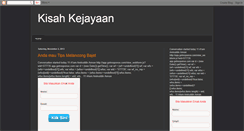 Desktop Screenshot of kisah-kejayaan.blogspot.com