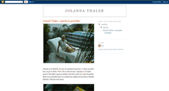 Desktop Screenshot of jolandathaler.blogspot.com