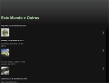 Tablet Screenshot of este-mundo-e-outros.blogspot.com