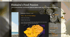 Desktop Screenshot of humairasfoodpassion.blogspot.com