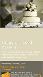 Mobile Screenshot of humairasfoodpassion.blogspot.com