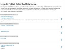 Tablet Screenshot of ligacolomboholandesa.blogspot.com