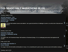 Tablet Screenshot of halfmarathonscolorado.blogspot.com