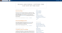 Desktop Screenshot of blogs-wikis-cats-hats.blogspot.com
