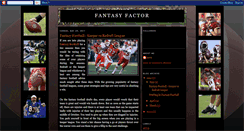 Desktop Screenshot of fantasy-factor1.blogspot.com