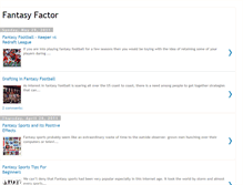 Tablet Screenshot of fantasy-factor1.blogspot.com