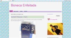 Desktop Screenshot of bonecaenfeitada.blogspot.com