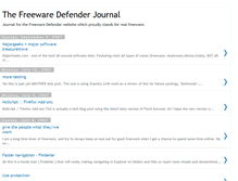 Tablet Screenshot of freewaredefender.blogspot.com