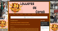 Desktop Screenshot of louvoresdecanaa.blogspot.com