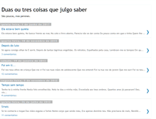 Tablet Screenshot of duasoutrescoisasquejulgosaber.blogspot.com