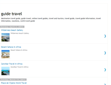 Tablet Screenshot of guide-travels.blogspot.com