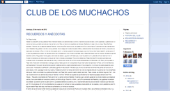 Desktop Screenshot of clubdelosmuchachos.blogspot.com