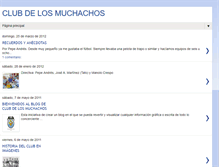 Tablet Screenshot of clubdelosmuchachos.blogspot.com