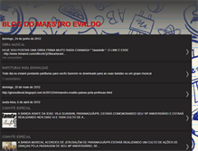 Tablet Screenshot of maestroevaldo.blogspot.com
