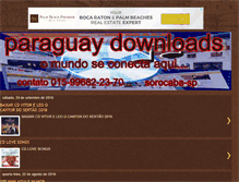 Tablet Screenshot of paraguaydownloads.blogspot.com