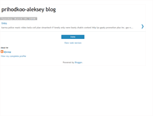 Tablet Screenshot of prihodkoo-aleksey.blogspot.com